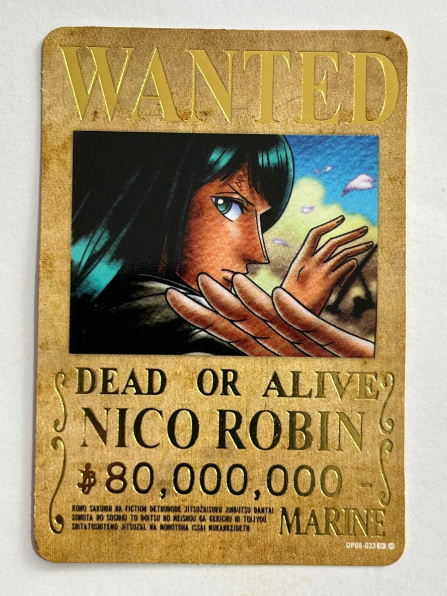 2024 ONE PIECE Card Game TCG #363 NICO ROBIN WANTED Peru Edition