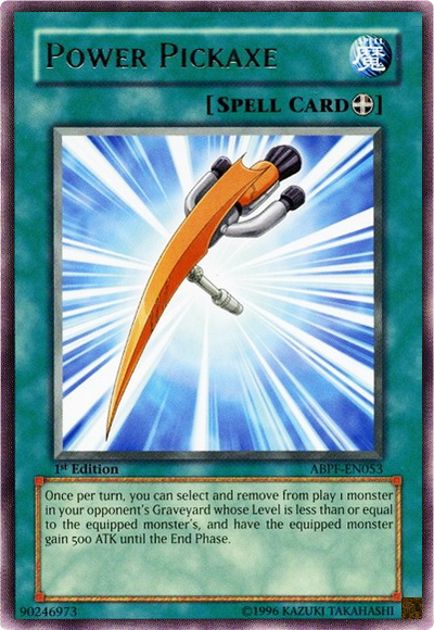 Power Pickaxe ABPF-EN053 Rare 1st Mint Absolute Powerforce YUGIOH