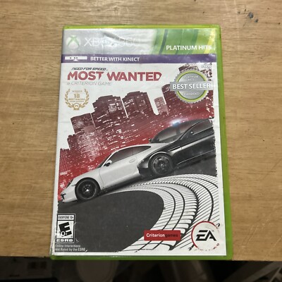 Need for Speed Most Wanted Xbox 360 Game Disc Only Platinum Hits 