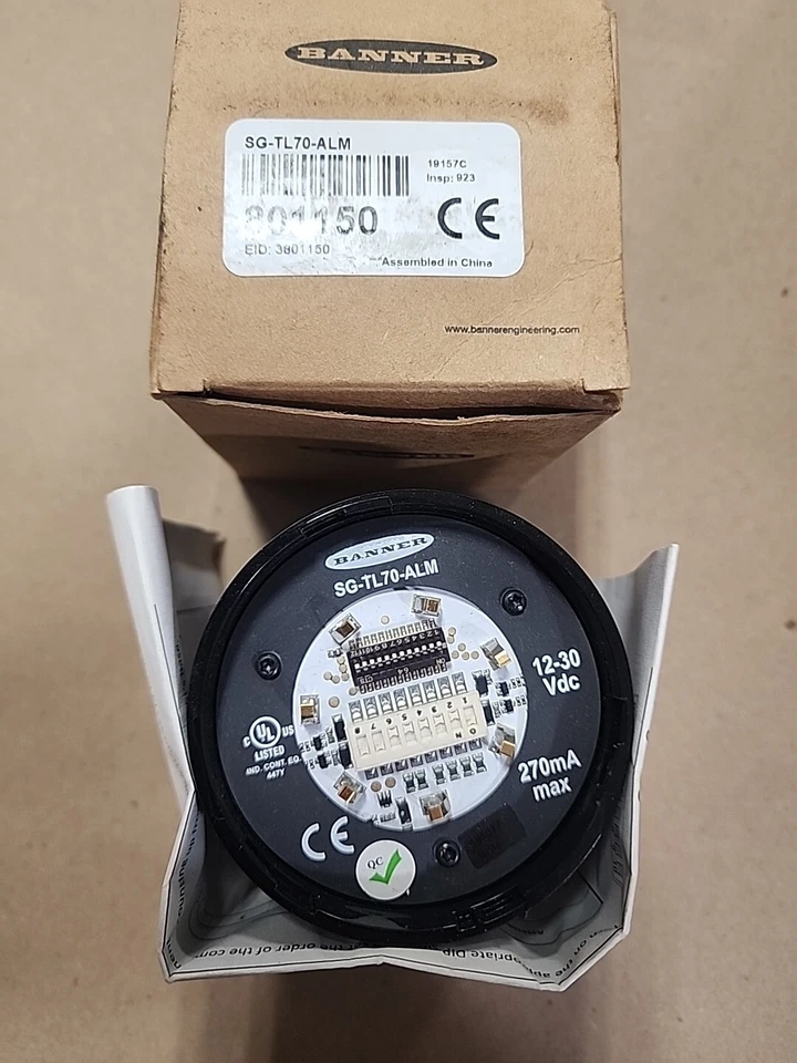 Banner Engineering SG-TL70-ALM TL70 Series Multitone Audible Module 12-30VDC - Image 2 of 2