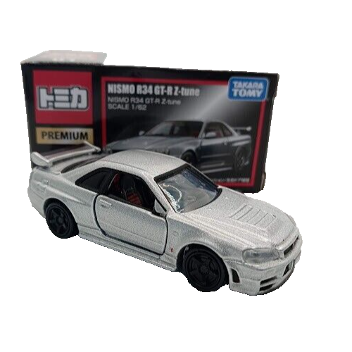 Tomica Premium 01 NISMO R34 GT-R Z-tune 1/62 Car Takara Tomy GTR - Picture 10 of 14