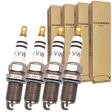 4x Original VW 06H905611 Zündkerze Für Polo 6R Golf 5 6 Passat Audi A3 8P A4 8E