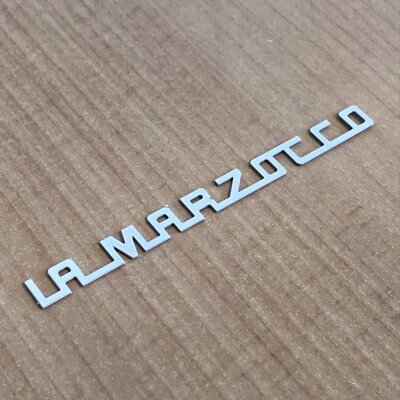 La Marzocco Linea Micra weiß Logo Badge Frontplatte selbstklebend (D.4.050)