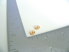 14K Gold Filled GF Earring Backs 7MM Butterfly Friction Replacement Lost Pair