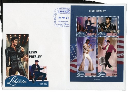 LIBERIA 25th MEMORIAL ANNIVERSARY ELVIS PRESLEY SHEET OF NINE MINT