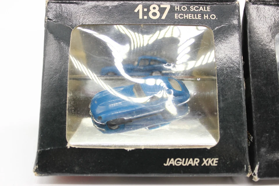 Monogram Mini Exacts HO Jaguar XKE Mazda RX7 '62 Ferrari 250 GTO 1:87 Lot of 3 - Image 4 of 4