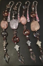 handmade bookmarks - set of (4) - blush - Bible Bookmarks - Cross - Christian