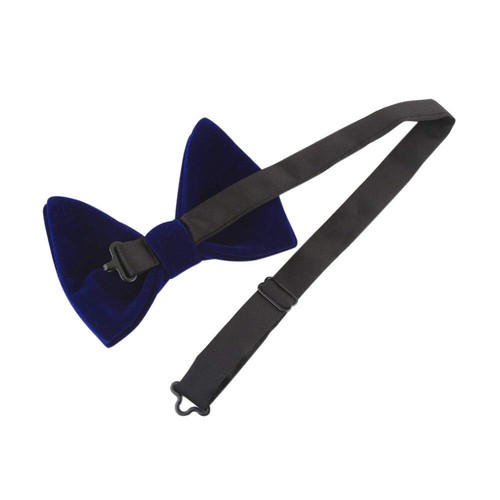 Adjustable Bow Tie Solid Color Big Bow Tie Mens Oversized Bow Tie Wedding Party - Picture 11 of 23