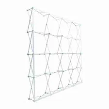 10' Pop-Up Tension Fabric Trade Show Display Booth Frame Stand Pop up 10x8x1'