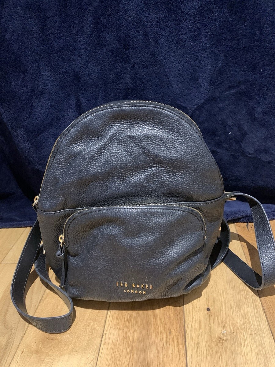 Ted Baker black Soft backpack UK