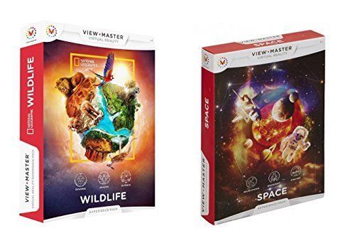 View-Master Experience 2 Pack Set: Wildlife/Space (Smartphone Virtual Reality)