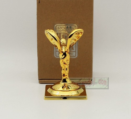 Rolls Royce Adorno Mascota Resina/Metal Modelo Decoraciones Color Dorado - Imagen 8 de 16