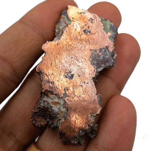 45,3 g lastra di cristallo lucido minerale di rame nativo naturale dal Michigan, USA ~ 51,8 MM - Foto 10 di 12