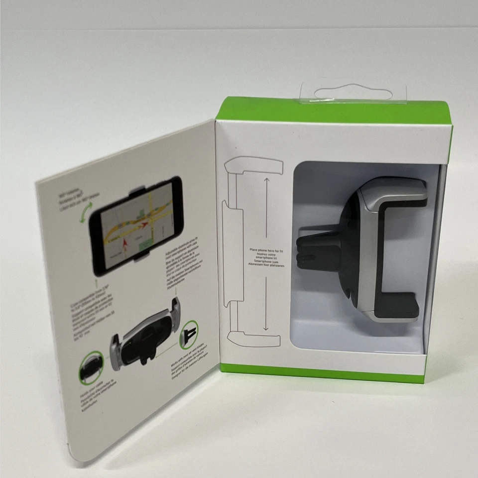 Belkin F7U017bt Car Vent Mount For Smartphones Up To 5.5 inches, Black And Silve - Image 3 of 4