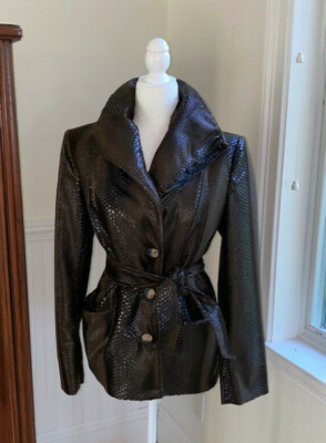 ジャケット・アウター giorgio armani 2001-02 fake lether coat giorgio armani 2001-02 fake lether coat