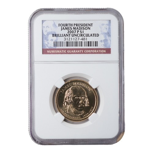 2007-D $1 JOHN ADAMS Presidential Dollar NGC MS65 017 | eBay