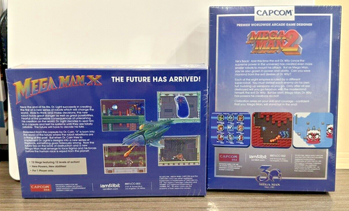 Iam8bit Mega Man 2 & Mega Man X 30th Ann. Carts Limited To 8500 Sealed VGS - Picture 2 of 8