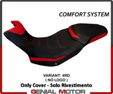 Seat saddle cover Sona 1 Com Red(RD)T.I.DUCATI MULTISTRADA 1200 ENDURO 2016>21