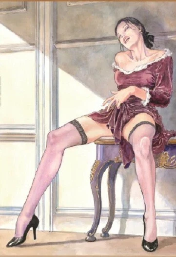 MILO MANARA POSTER , Claudia Il Gioco 40° anniversario