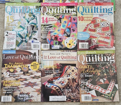 Lot 23 Vtg Quilt World Magazines Love Quilting Fons Porter Quilter McCall's - Picture 2 of 5