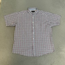 Ariat Pro Series Shirt Mens Size XL Plaid Short Sleeve Button Up