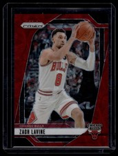 2025 Prizm Zach LaVine #192 Red Shimmer Choice Prizm /88