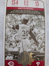 Cincinnati Reds Baseball Ticket Celebrating 150 years First Pro Team