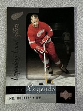 2001-02 Upper Deck Legends Mr. Hockey Gordie Howe Legendary Lamplighters #91 HOF