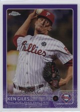 2015 Topps Chrome Purple Refractor /250 Ken Giles #92 4g8