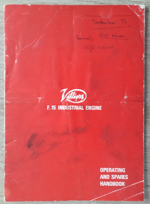 #ad Villiers F.15 Industrial Engine Spare Parts List amp; Instruction Handbook 1978 GBP 14.99