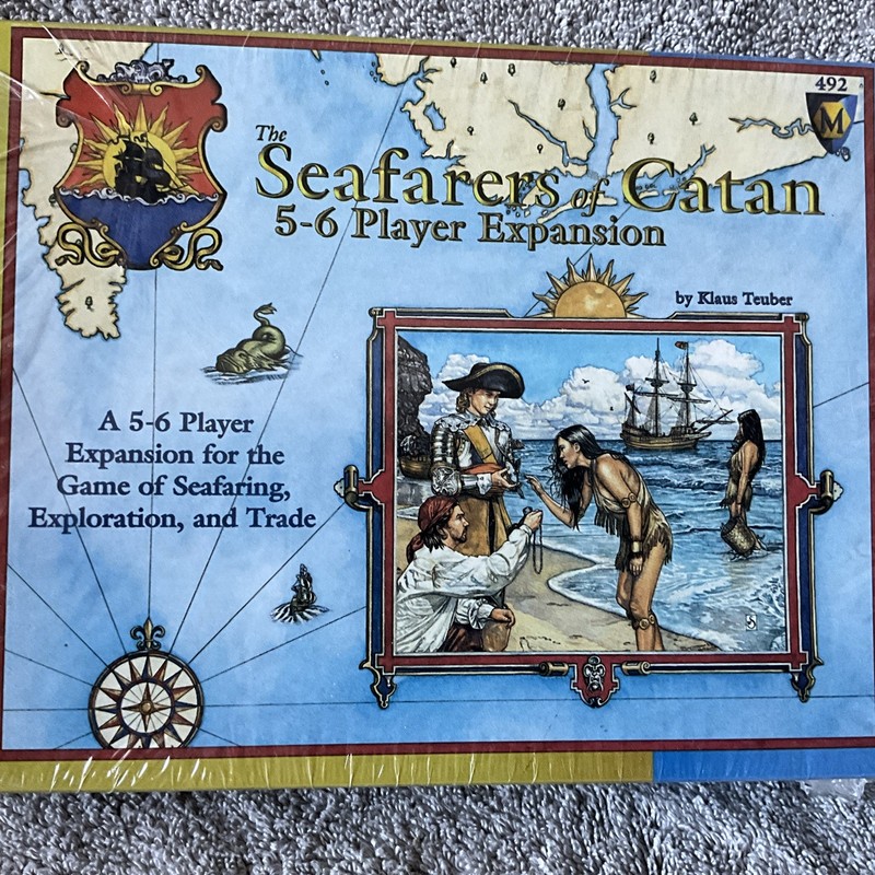 Seafarers Settlers of Catan Board Game 5-6 Player Expansion Pack NIB Sealed
