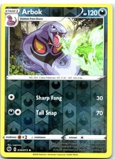 Pokemon TCG Arbok 34/73 Champion's Path Reverse Holo NM