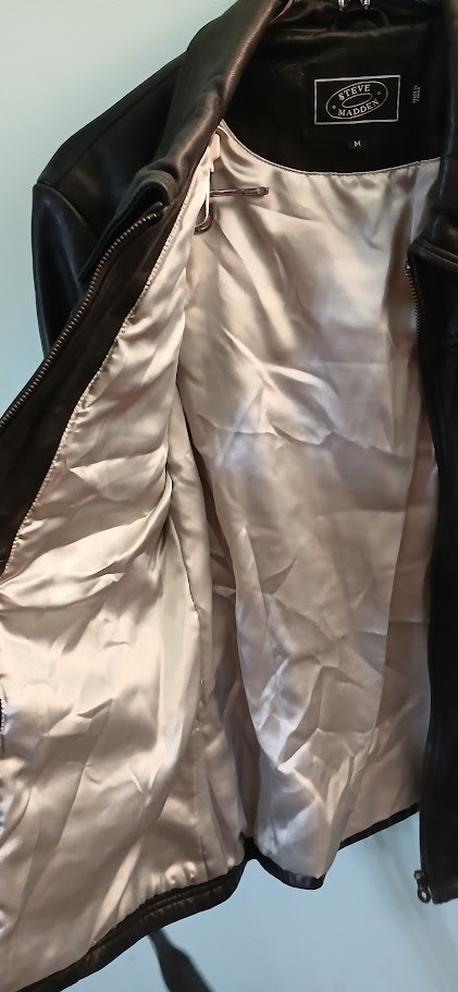 Steve Madden Leather Jacket Medium - image 7
