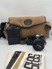 Nikon FE 35MM Camera W/ Nikkor 35mm 1:2 Lens Nikon SB-15 MF-12 Databack