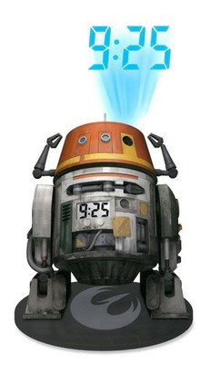 Star Wars 3D Chopper Wecker mit Zeitprojektion