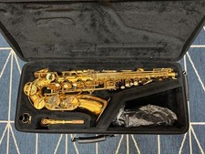 Yamaha YAS-475 Intermediate Level Alto Saxophone Good Condition w/case Japan