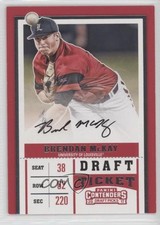 2017 Contenders Draft Picks RPS Ticket Brendan McKay (Red Jersey) #27 Auto d4y