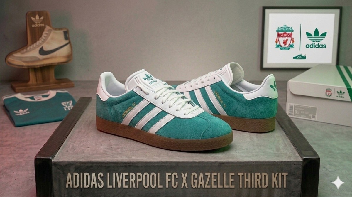 adidas gazelle silver green womens Limited edition Liverpool FC Jurgen Klopp Farewell red / white Adidas –  Sneakcustomtrainers.com