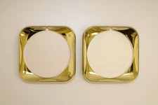 1971 Chevelle Headlight Bezels Set 2PC Chrome Headlamp Trim Rings Cover IN STOCK