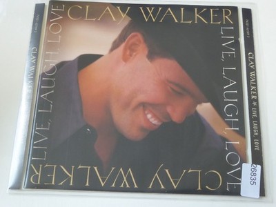 CLAY WALKER live, laugh, love VG+/VG+ (CD Album, Country, Giant)