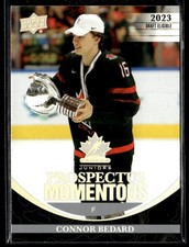 2023-24 Team Canada Juniors prospectus momentous Connor Bedard #PM-36