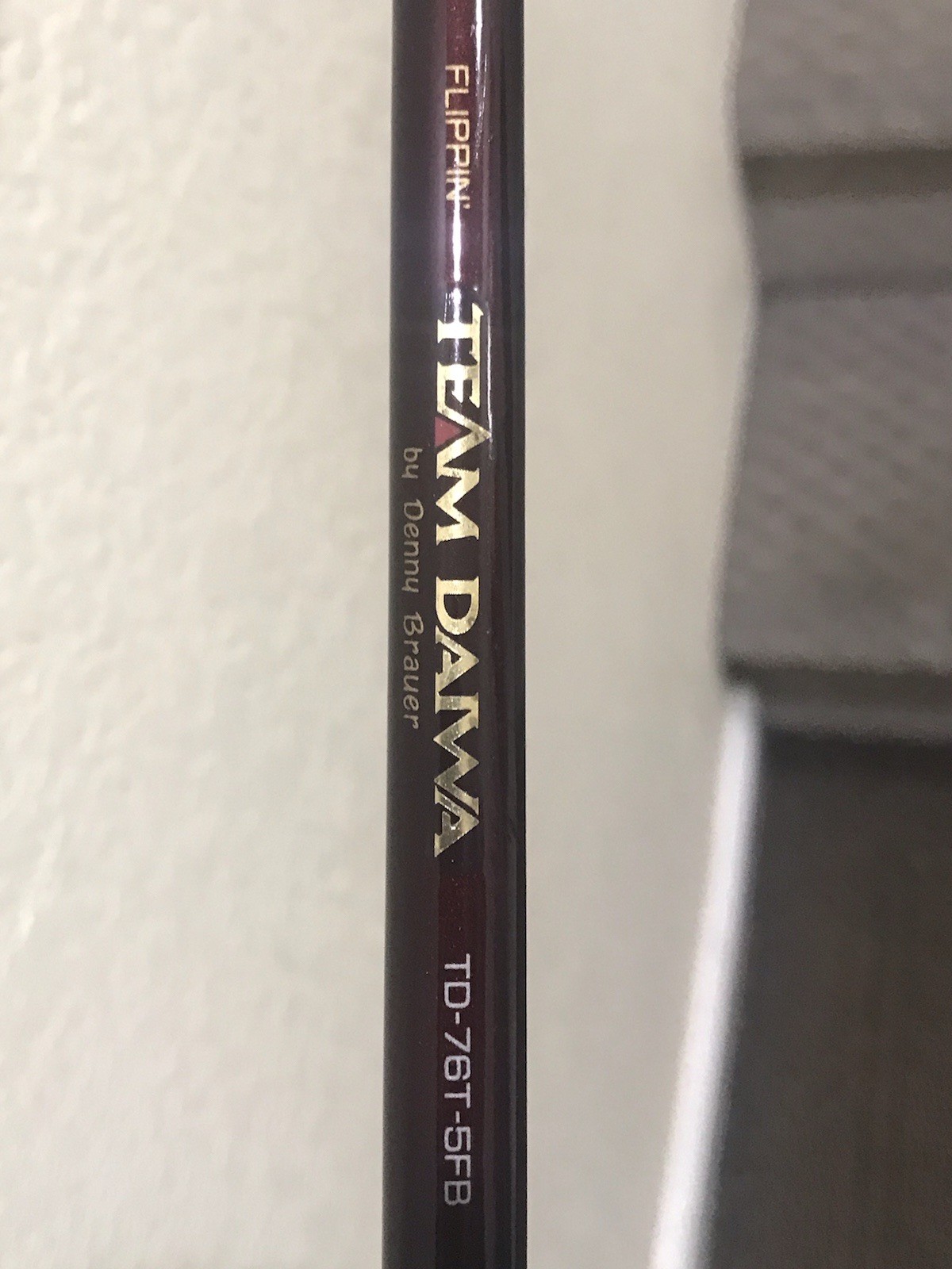 TEAM DAIWA GRAPHITE BAIT CASTING FISHING ROD TD-76T-5FB 7&rsquo;