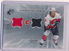 2001-02 SPX HOCKEY'S TREASURES JERSEY JAROME IGINLA #HT-JI