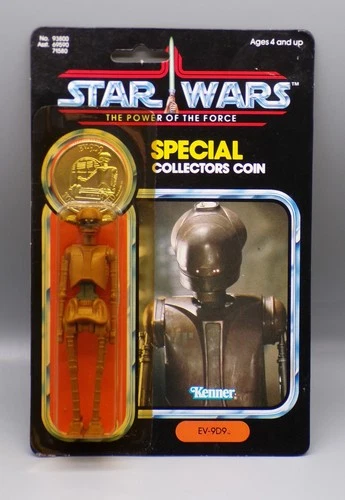 1985 vintage Kenner STAR WARS Power of the Force EV 9D9 Sealed POTF last 17 MOC