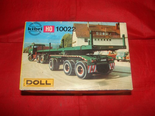 KIBRI HO MAQUETTE CAMION SEMIE REMORQUE 10022 TRAIN ELECTRIQUE BOITE NEUF | Zustand: Occasion