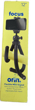 Onn. 12" Adjustable Mini Tripod Stand for Cameras/GoPros/Smartphone Devices