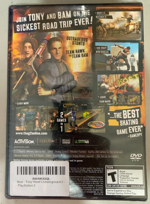 Tony Hawk's Underground PS2 - Jeu Skateboard Sony PlayStation 2 - PAL