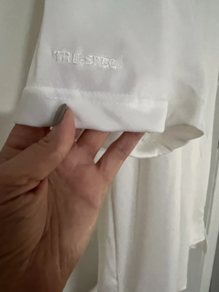 Nuevo Polo TRU-SPEC Para Hombre Serie 24-7 Manga Corta Blanco Talla L Nuevo con Etiquetas Foto 3 de 4