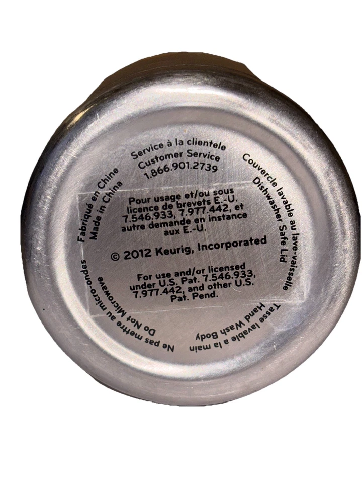 Keurig 14oz Contigo Autoseal Insulated Stainless Steel Travel Tumbler From 2012 - Image 4 of 4