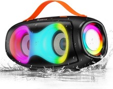 Portable Bluetooth Speaker IPX5 Waterproof WirelessSpeaker with Dynamic Lights